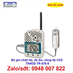 Thiết bị tự ghi nhiệt độ, độ ẩm, CO2, TANDD RTR-576-S